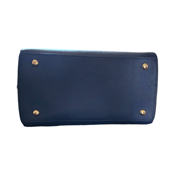 Michael Kors Satter Calf Navy Leather Small Satchel (35S5GSAS1L) & wallet - Picture 6 of 11